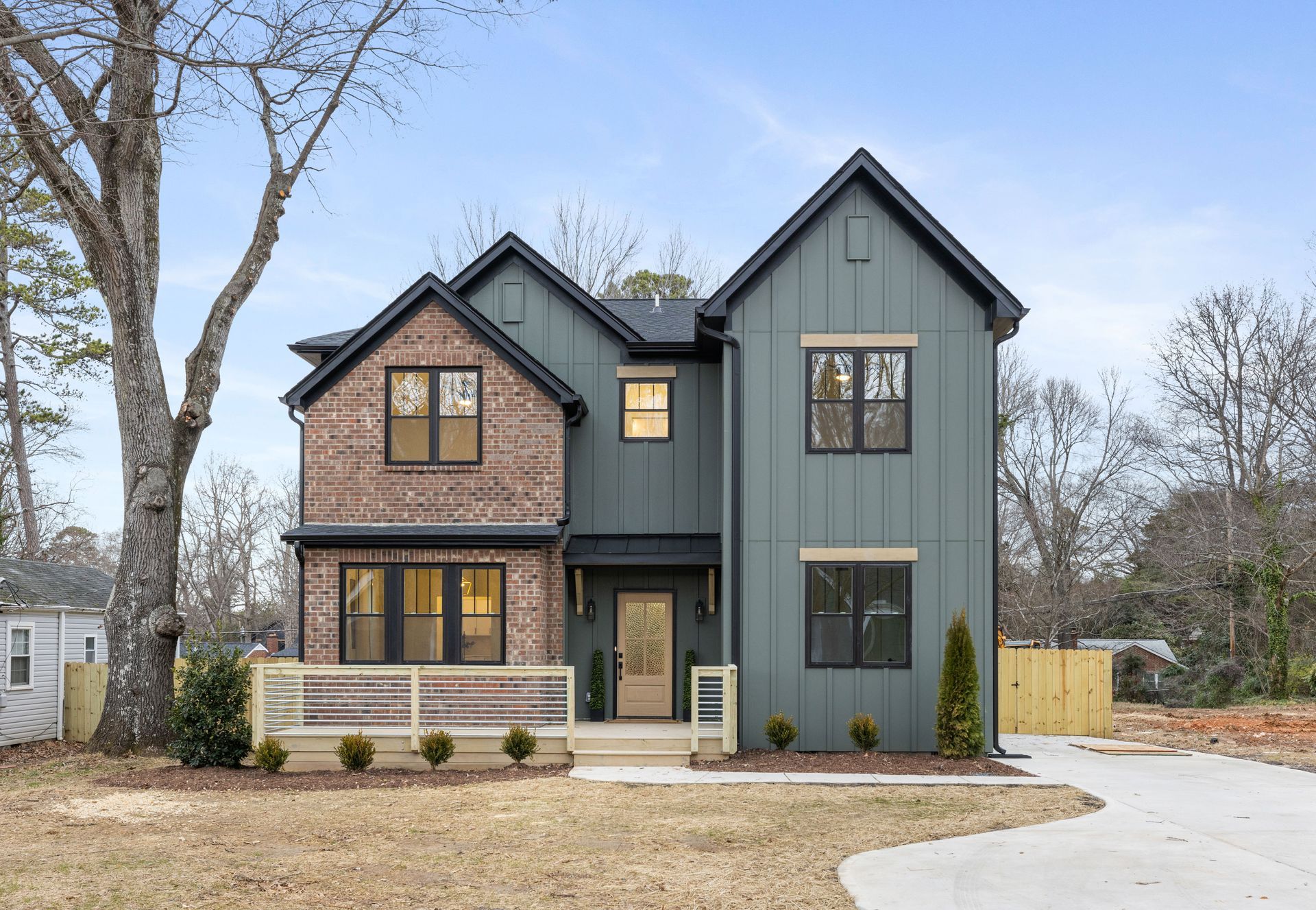 Custom home built by QC Design & Build in Charlotte